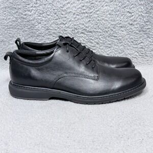 Align Atworth Plain Toe Oxford Mens Size 13 Shoes Black Leather AL0007201